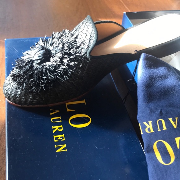 Polo Ralph Lauren Shoes - Polo Ralph Lauren raffia mule